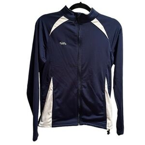 Boombah Navy and White full zip jacket Size Small